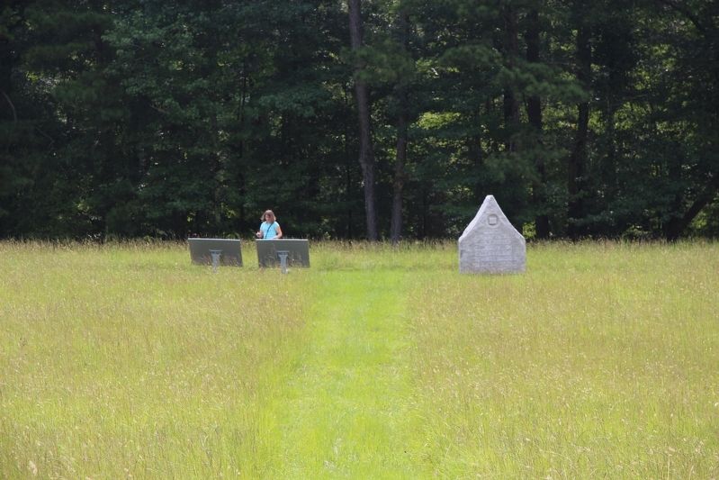 Bates Brigade Marker. Click for full size. Bates Brigade Marker image. Click for full size.