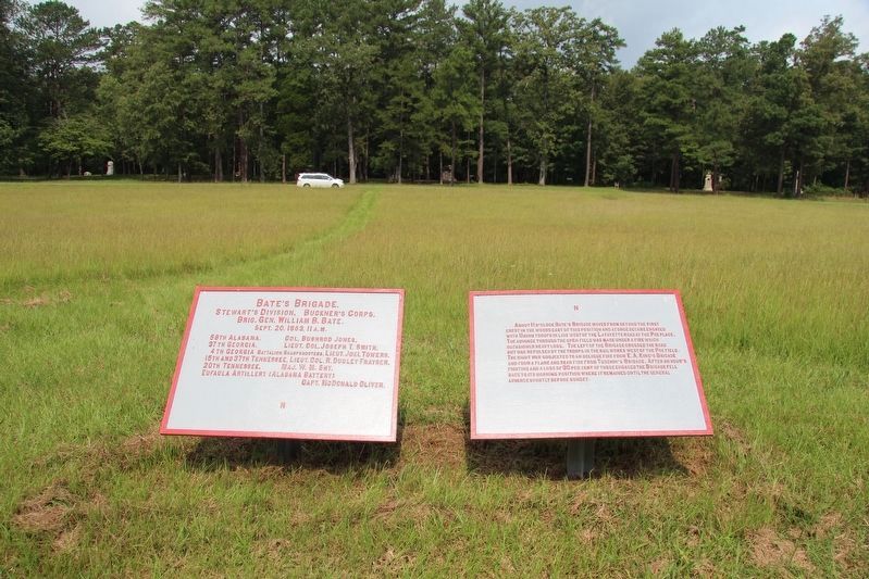Bates Brigade Marker. Click for full size. Bates Brigade Marker image. Click for full size.
