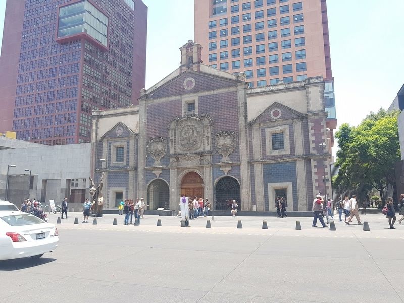 Temple of Corpus Christi and Marker. Click for full size. Temple of Corpus Christi and Marker image. Click for full size.