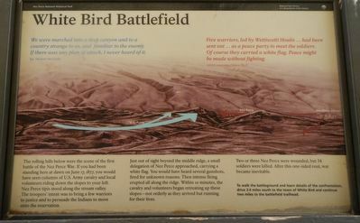White Bird Battlefield panel image. Click for full size.