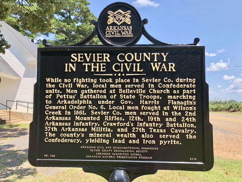 Sevier County in the Civil War Marker image. Click for full size.