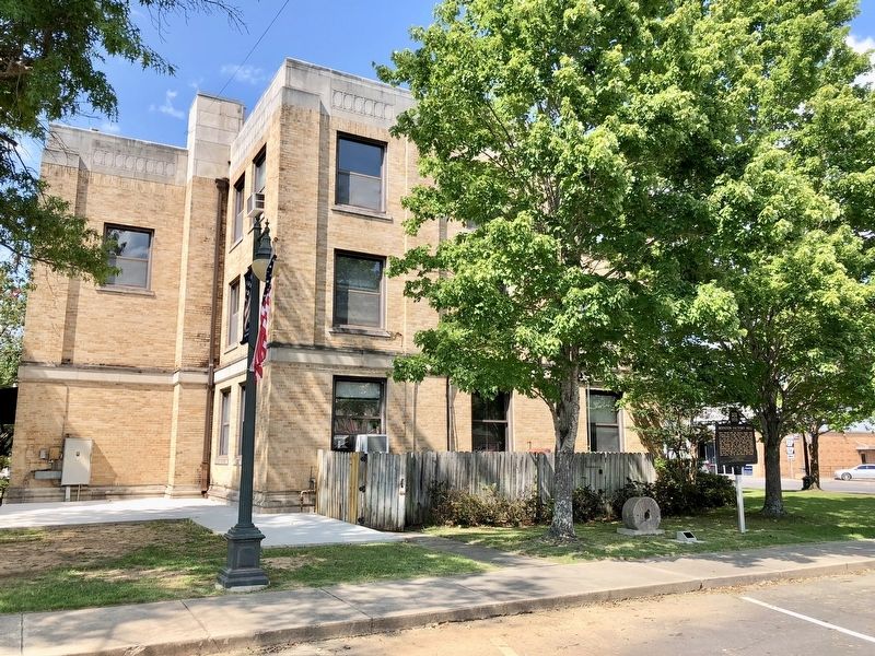 View of the Henry Merrell / Royston Factory Mill Marker at the Pike County Courthouse. image. Click for full size.