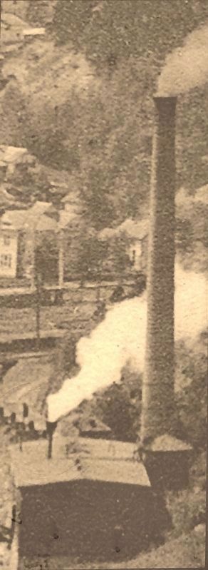 Marker detail: Smokestack. Click for full size. Marker detail: Smokestack image. Click for full size.