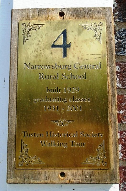 Narrowsburg Central Rural School Marker image. Click for more information.