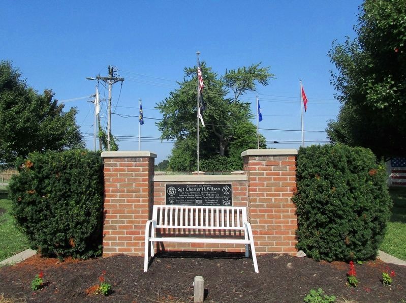 Sgt. Chester H. Wilson Memorial. Click for full size. Sgt. Chester H. Wilson Memorial image. Click for full size.