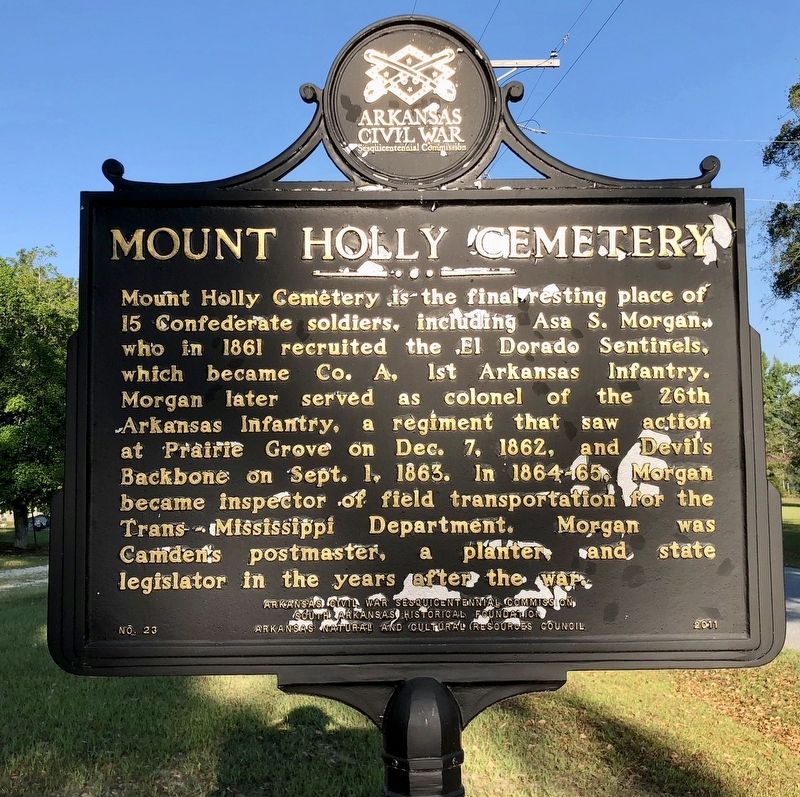Mount Holly Cemetery Marker image. Click for full size.