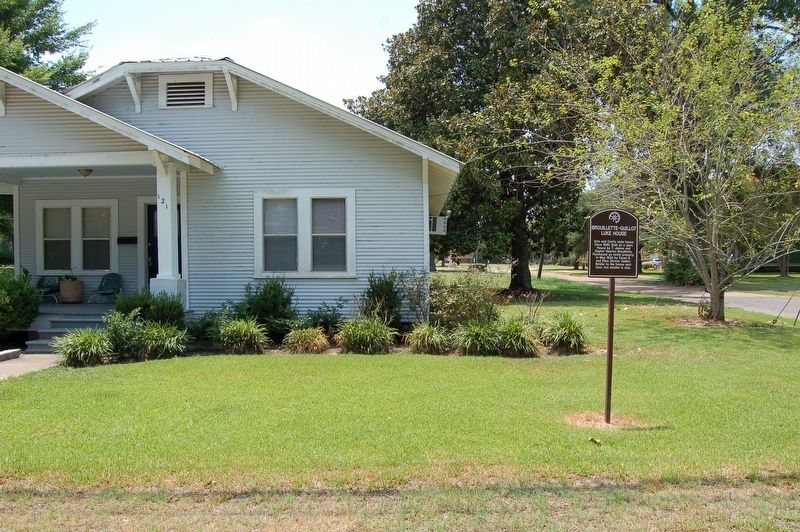 Brouillette-Guillot-Luke House Marker. Click for full size. Brouillette-Guillot-Luke House Marker image. Click for full size.