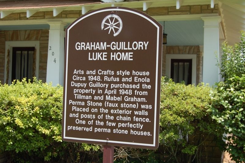 Graham-Guillory-Luke Home Marker image. Click for full size.