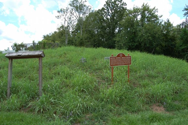 Bayou Sorrel Indian Mound Marker image. Click for full size.