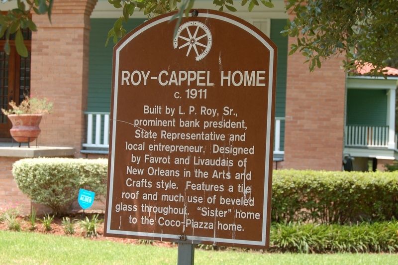 Roy-Cappel Home Marker. Click for full size. Roy-Cappel Home Marker image. Click for full size.