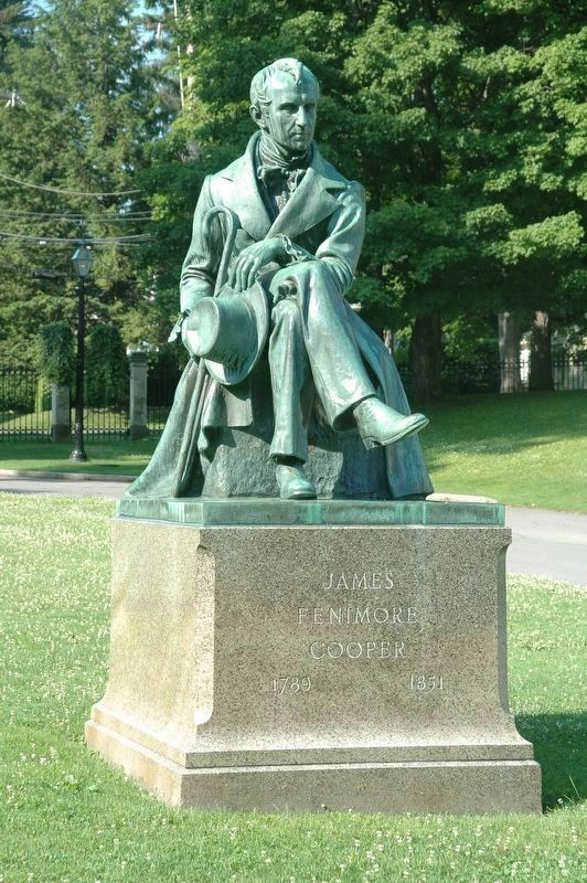 The James Fenimore Cooper Statue image. Click for full size.