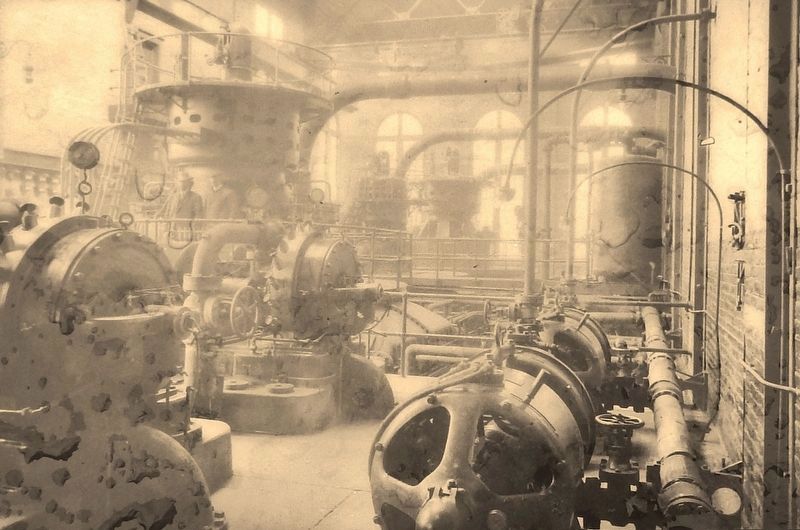 Marker detail: Steam Turbine and Generator. Click for full size. Marker detail: Steam Turbine and Generator image. Click for full size.