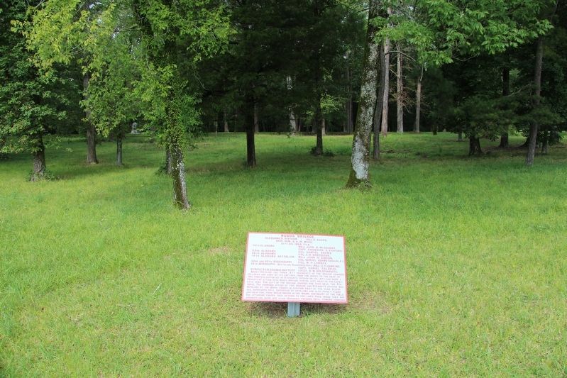 Wood's Brigade Marker. Click for full size. Wood's Brigade Marker image. Click for full size.