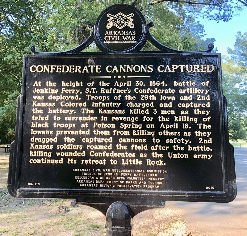 Confederate Cannons Captured Marker image. Click for full size.