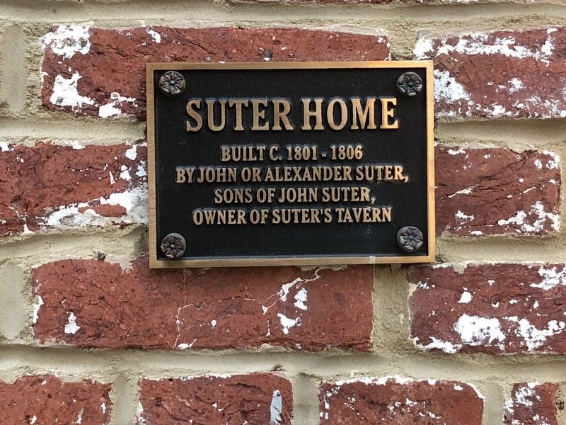 Suter Home Marker image. Click for full size.