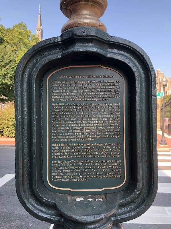 America's Oldest Catholic University Marker image. Click for full size.
