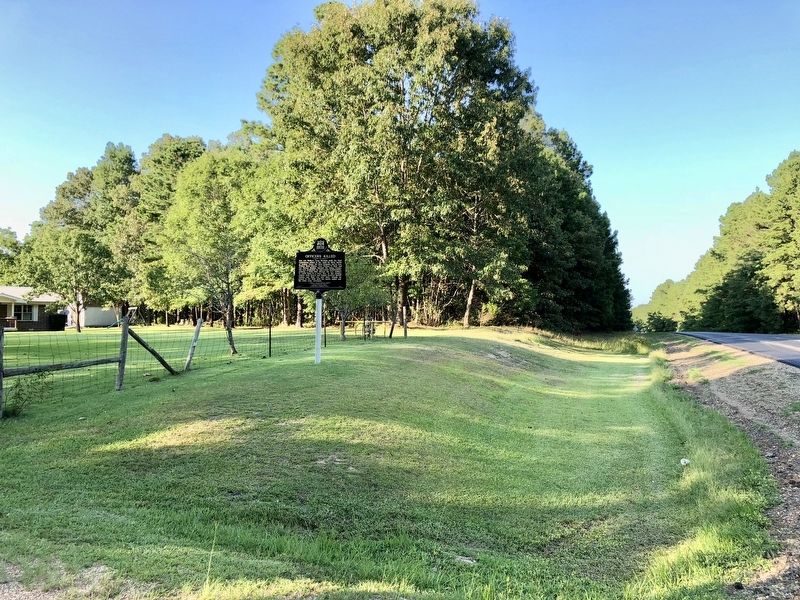 Officers Killed / Union Wounded Marker looking north on AR-46.. Click for full size. Officers Killed / Union Wounded Marker looking north on AR-46. image. Click for full size.
