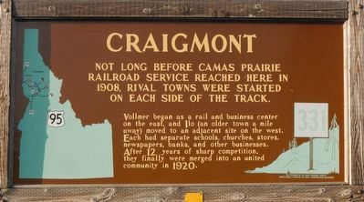 Craigmont Marker image. Click for full size.