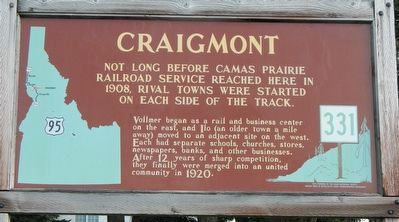 Craigmont Marker. Click for full size. Craigmont Marker image. Click for full size.
