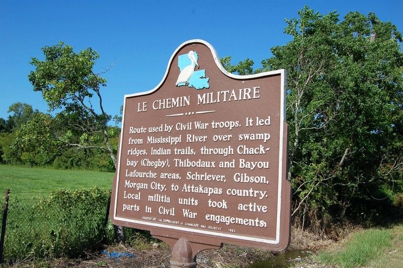 Le Chemin Militaire Marker image. Click for full size.