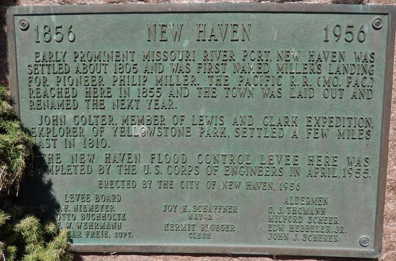 New Haven Marker. Click for full size. New Haven Marker image. Click for full size.