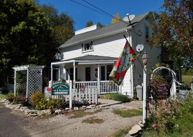 Bed & Breakfast (<i>located just east of John Colter Memorial Park & adjacent to marker</i>). Click for full size. Bed & Breakfast (<i>located just east of John Colter Memorial Park & adjacent to marker</i>) image. Click for full size.