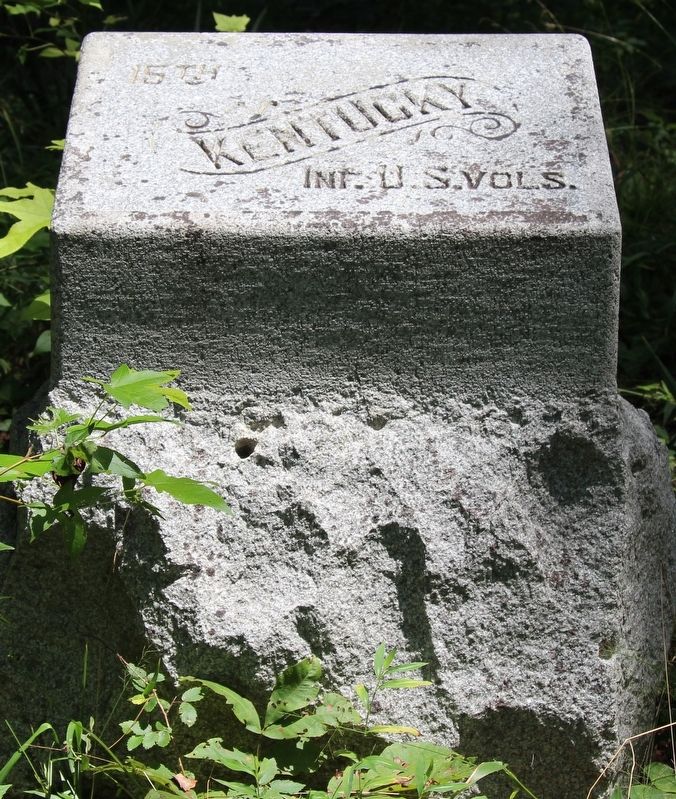 15th Kentucky Infantry (USA) Marker. Click for full size. 15th Kentucky Infantry (USA) Marker image. Click for full size.