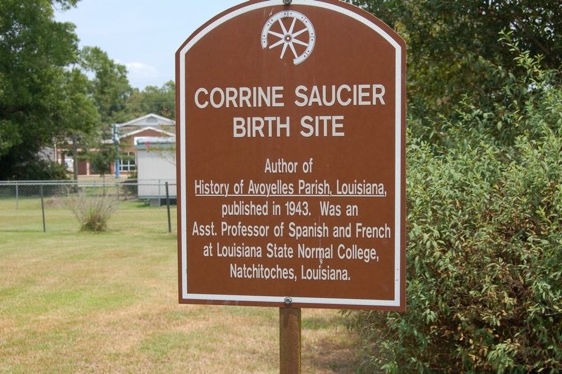 Corrine Saucier Birth Site Marker image. Click for full size.