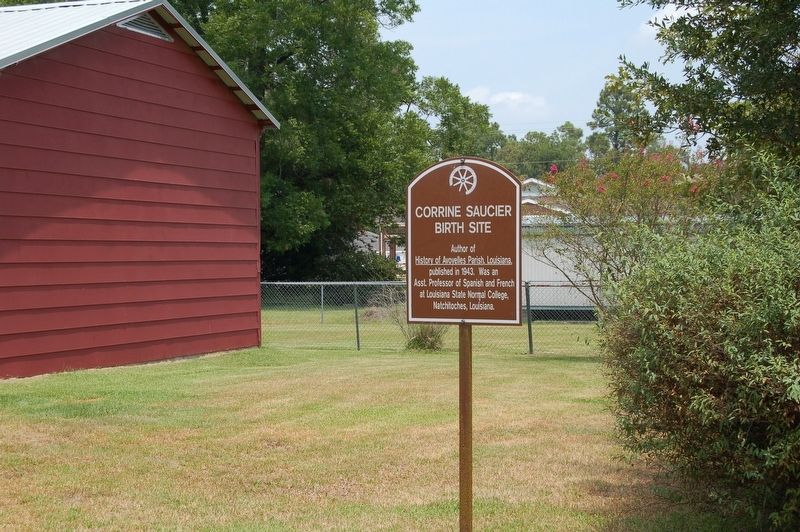 Corrine Saucier Birth Site Marker. Click for full size. Corrine Saucier Birth Site Marker image. Click for full size.