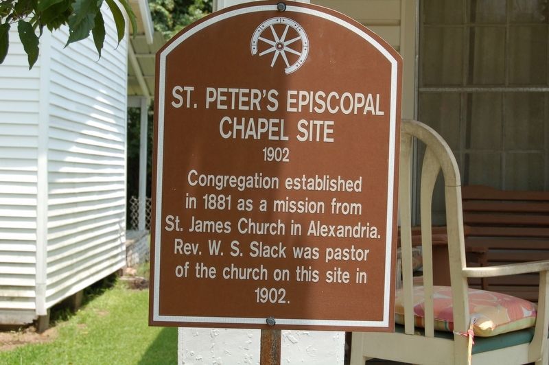 St. Peter's Episcopal Chapel Site Marker image. Click for full size.
