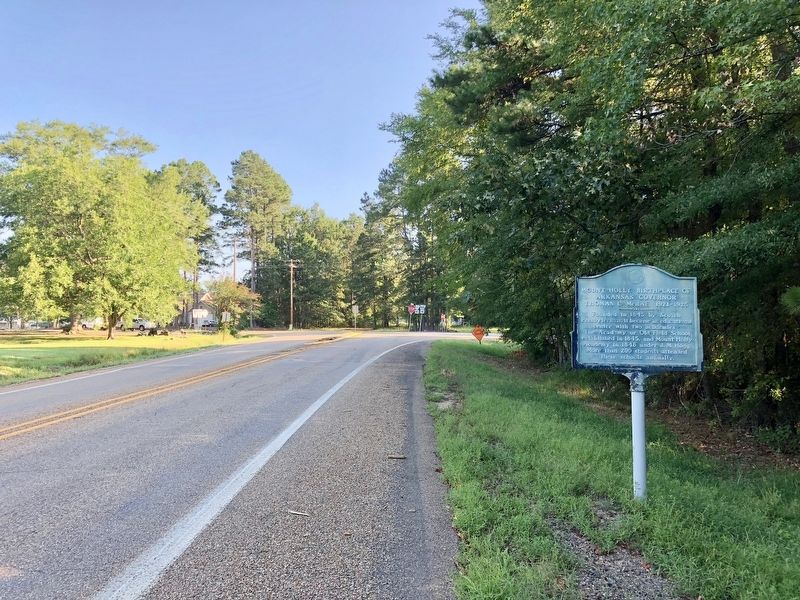 The view north on Stephens Highway towards Mt Holly Highway. image. Click for full size.