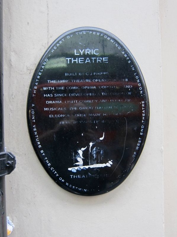 Lyric Theatre Marker. Click for full size. Lyric Theatre Marker image. Click for full size.