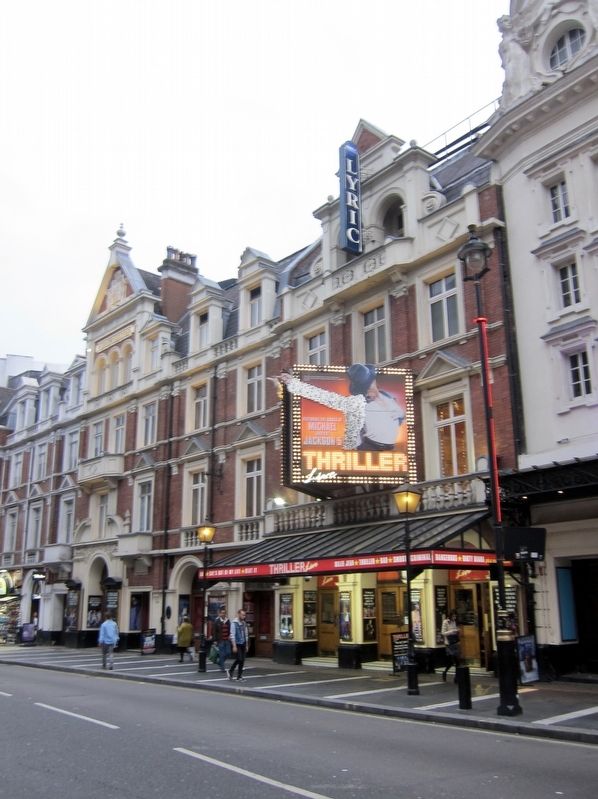 Lyric Theatre and Marker. Click for full size. Lyric Theatre and Marker image. Click for full size.
