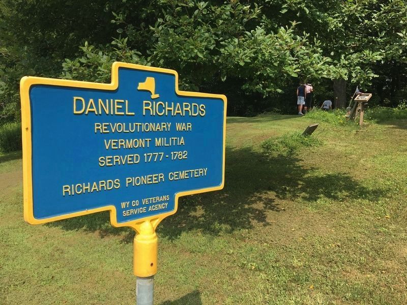 Daniel Richards Marker. Click for full size. Daniel Richards Marker image. Click for full size.