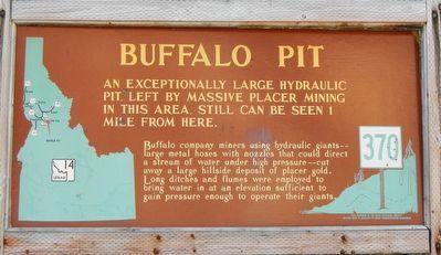 Buffalo Pit Marker image. Click for full size.