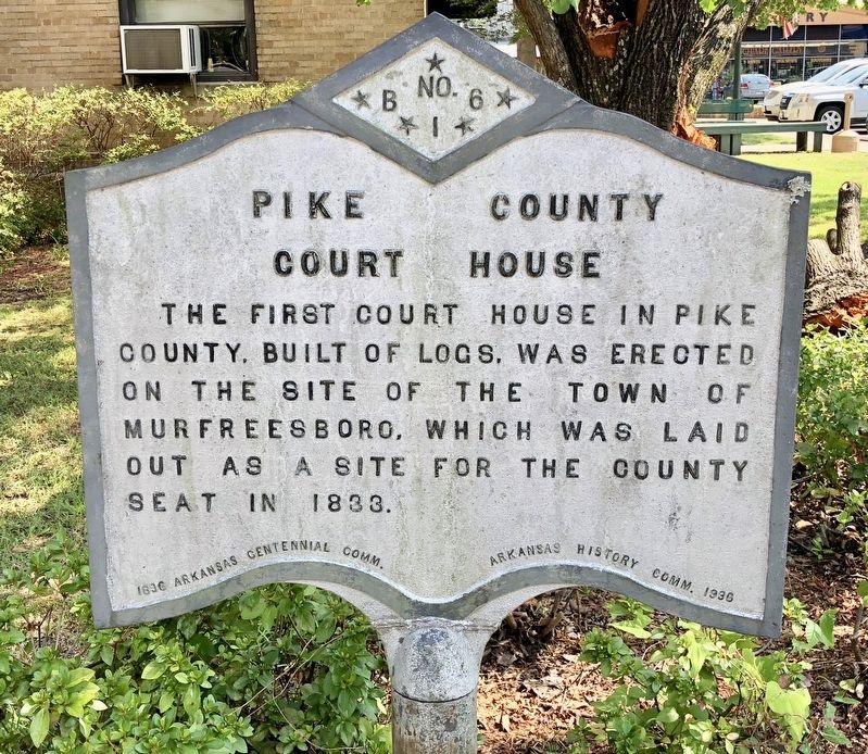 Pike County Court House Marker image. Click for full size.