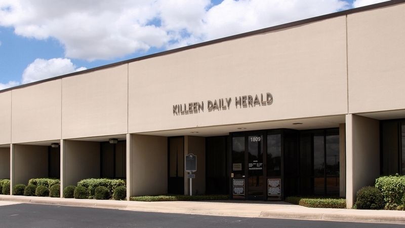Killeen Herald Marker Area. Click for full size. Killeen Herald Marker Area image. Click for full size.