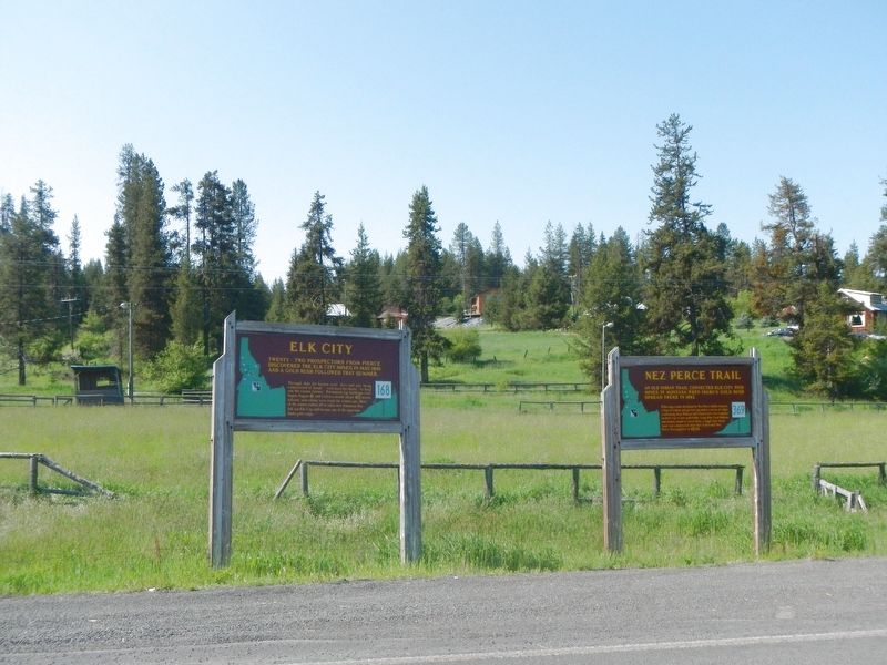 Nez Perce Trail Marker image. Click for full size.