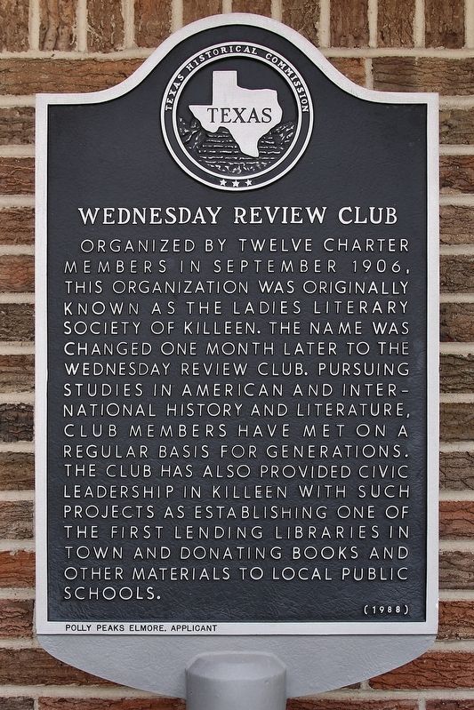 Wednesday Review Club Marker image. Click for full size.