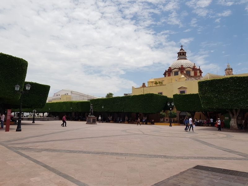 Jardín Guerrero / Municipal Palace Marker image. Click for full size.