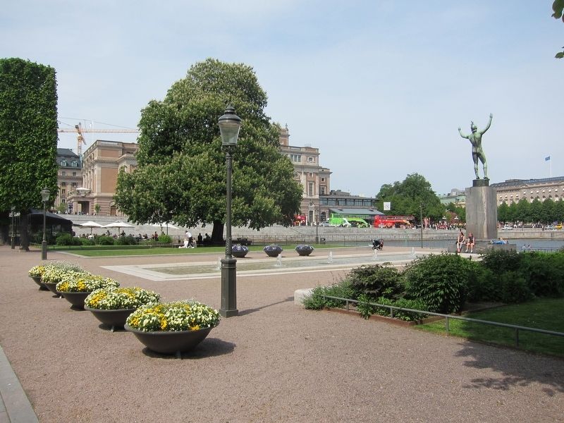 Strömparterren - view of the park. Click for full size. Strömparterren - view of the park image. Click for full size.