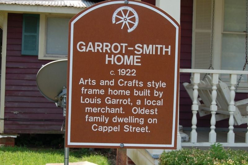 Garrot-Smith Home Marker. Click for full size. Garrot-Smith Home Marker image. Click for full size.