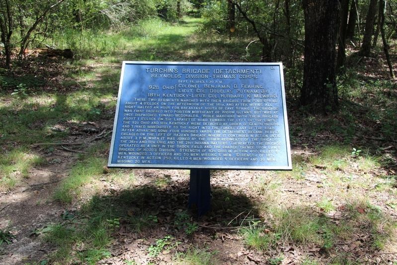 Turchin's Brigade (Detachment) Marker image. Click for full size.