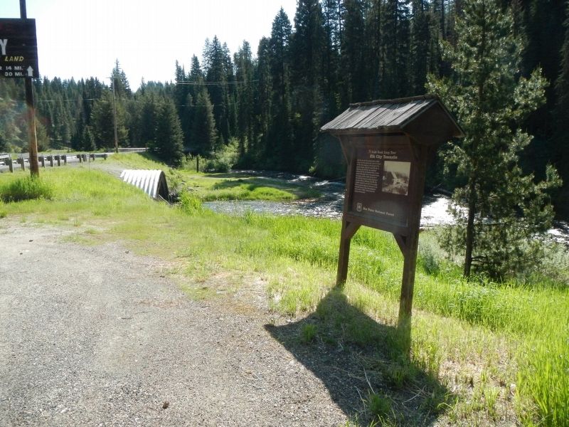 Elk City Townsite Marker image. Click for full size.