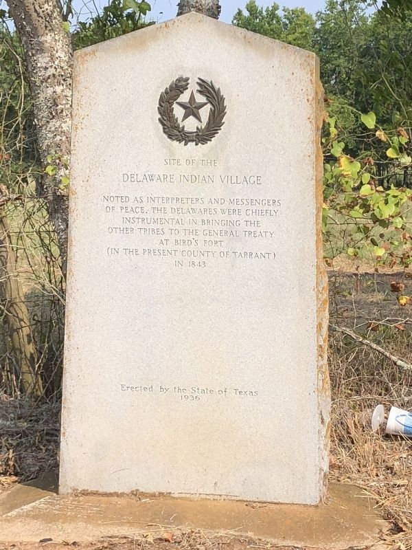 Site of the Delaware Indian Village Marker image. Click for full size.