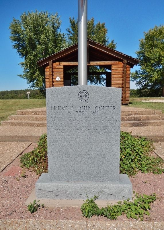 Private John Colter Marker (<i>tall view</i>) image, Touch for more information