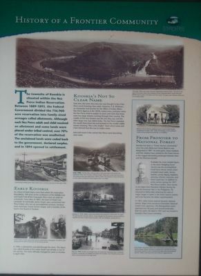 History of a Frontier Community Marker image. Click for full size.