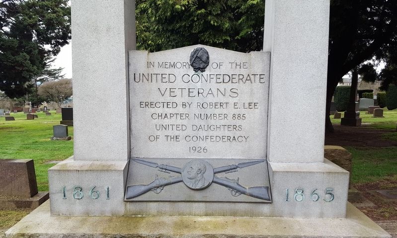 United Confederate Veterans Memorial. Click for full size. United Confederate Veterans Memorial image. Click for full size.