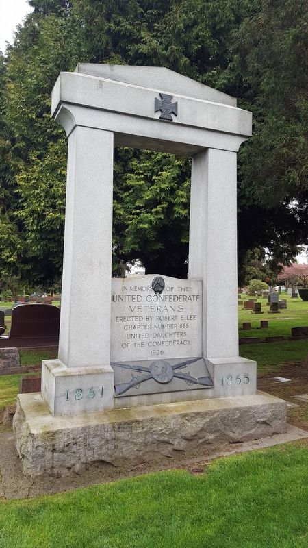 United Confederate Veterans Memorial. Click for full size. United Confederate Veterans Memorial image. Click for full size.