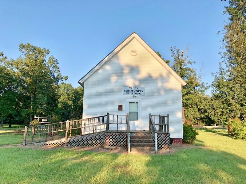 Old Tulip School House, now the Tulip Community Center. image. Click for full size.